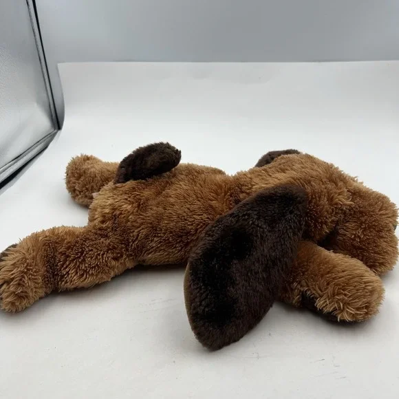 Vtg 2001 Ty Classic 15 Inch Shaggy Brown Puppy Hound Dog Plush Laying Floppy‎ - Picture 2 of 8